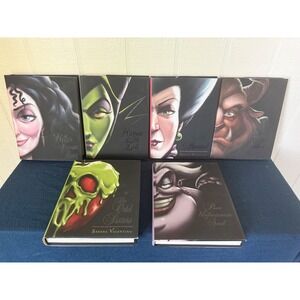 Disney Villains Book Series Serena Valentino 6/12 Hardcover Set